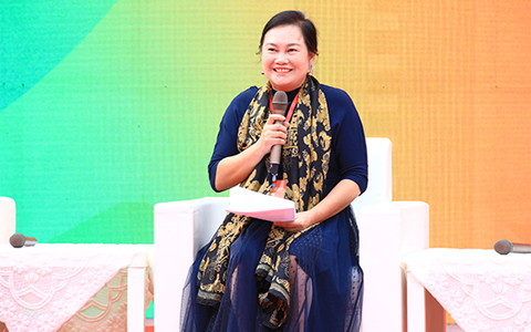 丽芳园林创始人陈丽芳回湖南母校校庆，参与园林康养学术论坛