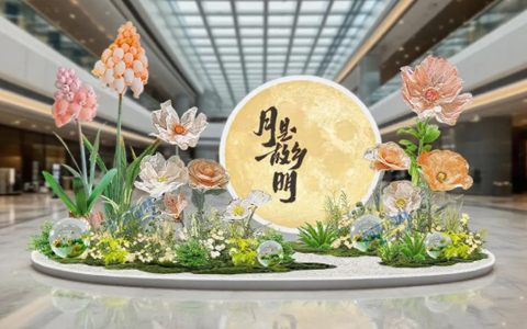丽芳园林2025中秋国庆绿植美陈造景上线