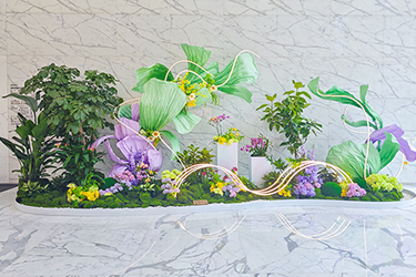 立白中心春季植物造景