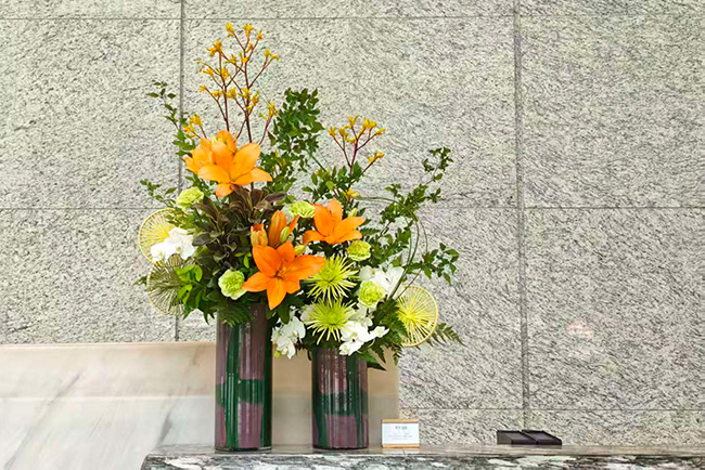 前台花