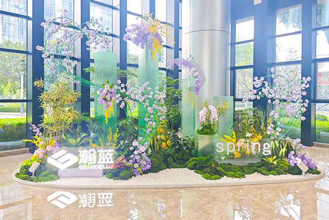 写字楼大堂植物造景