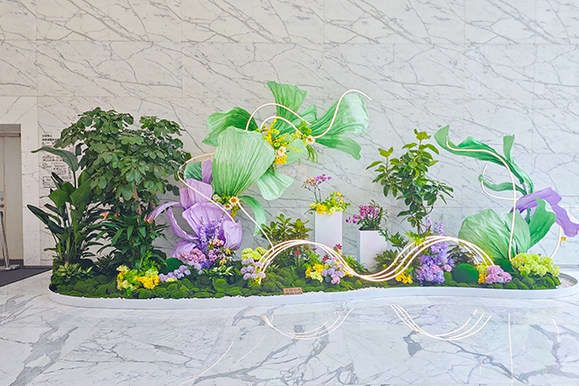 写字楼大堂植物造景