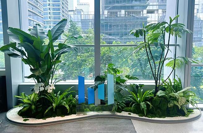 深圳景湖大厦绿植造景